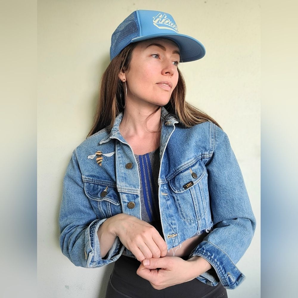 Sawed Off Vintage 70s LEE Riders Denim Jacket M